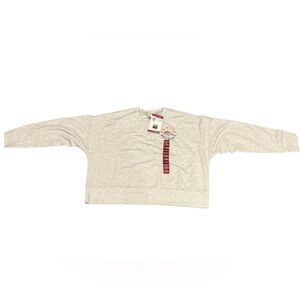 NFL Denver Broncos Heather Grey Raglan Pull Over Sweatshirt | Size XL | NWT